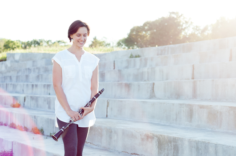 Maria Wagner Clarinetist and Yoga instructor | ©Wohler & Company