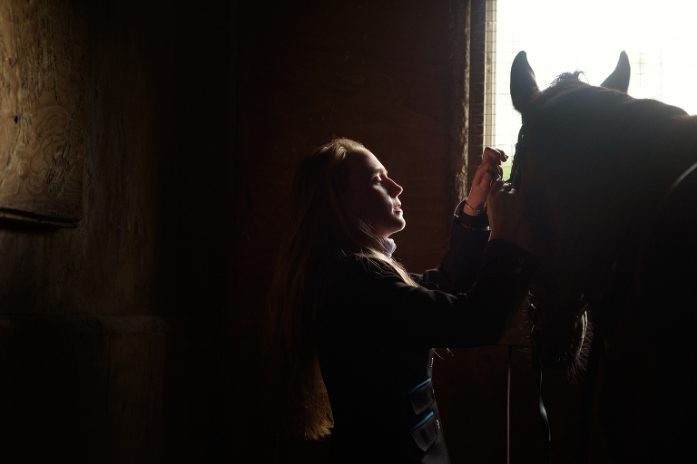 Winona and her Horse Timmins