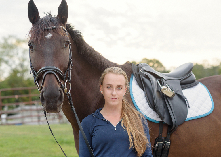 Winona and her Horse Timmins