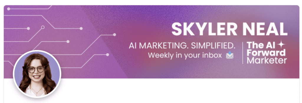 On brand headshot in social media header | Wohler & Co.