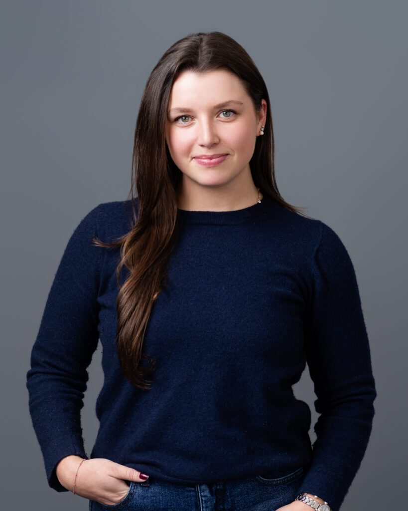 A shepard Financial team member in a professional headshot photographed by Wohler and Co. in Yarmouth, Maine